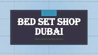 bed set shop dubai