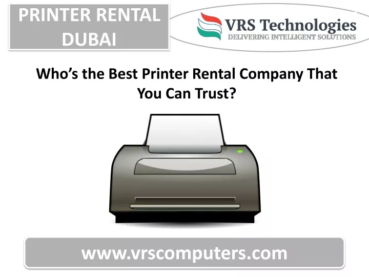 printer rental dubai