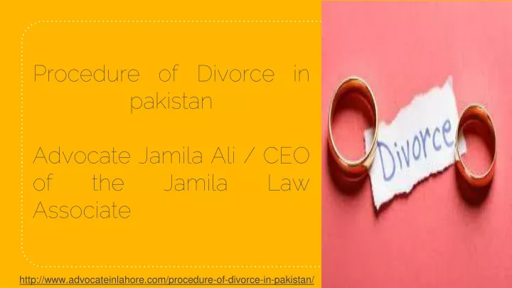 procedure of divorce in pakistan advocate jamila ali ceo of the jamila law associate