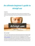 An ultimate beginner's guide to Artvigil use - slide 1