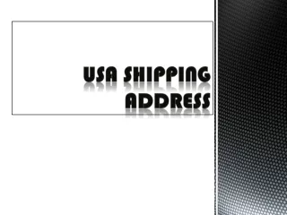 USA shipping address