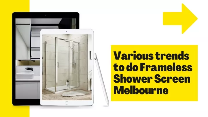 various trends to do frameless shower screen