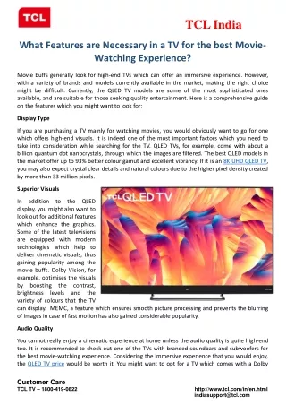 tcl india