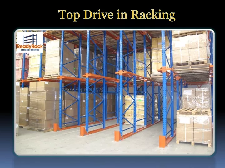 top drive in racking