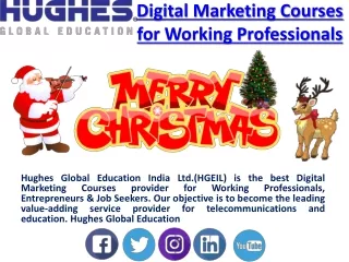 Hughes Global Education - Merry Christmas 2020 to all