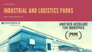 Logistics Park in Ranjangaon MIDC Industrial Area - IndoSpace
