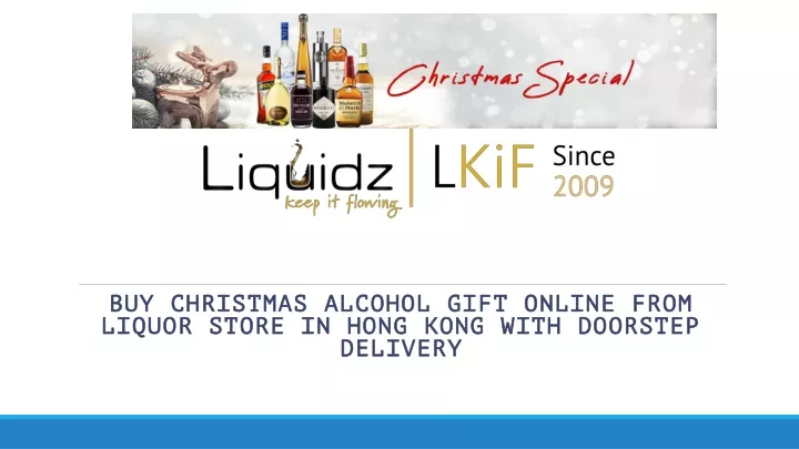buy christmas alcohol gift online from liquor store in hong kong with doorstep delivery