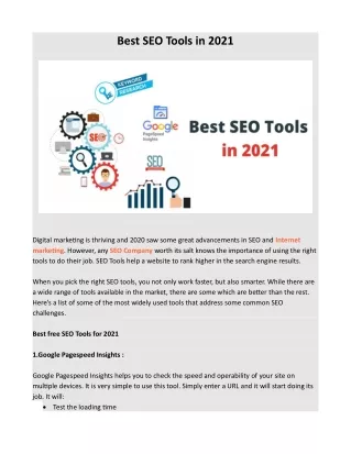 best seo tools in 2021