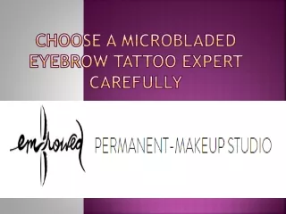 Get the perfect microblade eyebrow tattoo