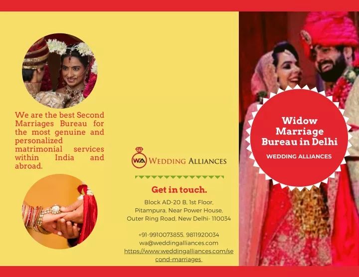 we are the best second marriages bureau