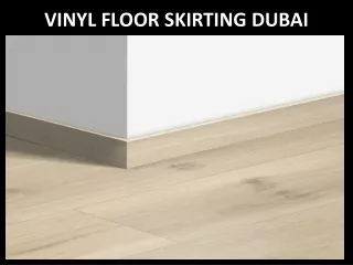 Vinyl floor Skirting