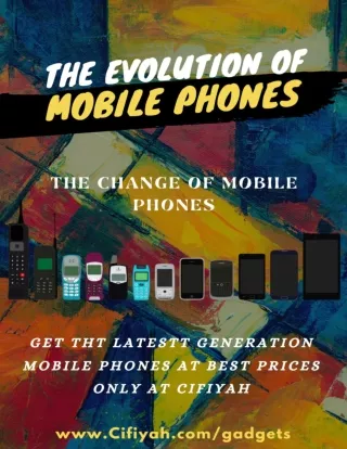The evolution of mobile phones