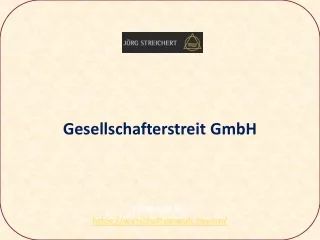 Gesellschafterstreit GmbH