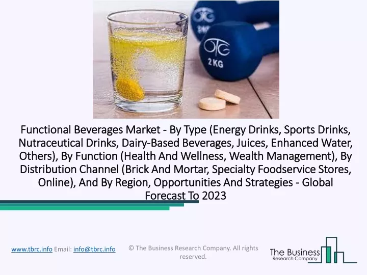 functional beverages market functional beverages