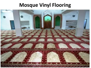 Mosque vinyl flooring