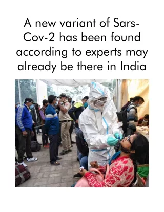 a new variant of sars cov 2 has been found