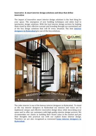 innovative smart interior design solutions