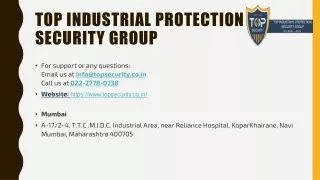 top industrial protection security group