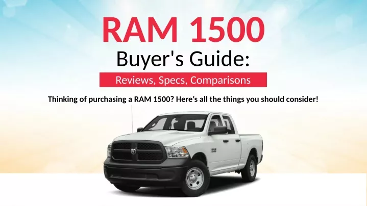 ram 1500 buyer s guide reviews specs comparisons