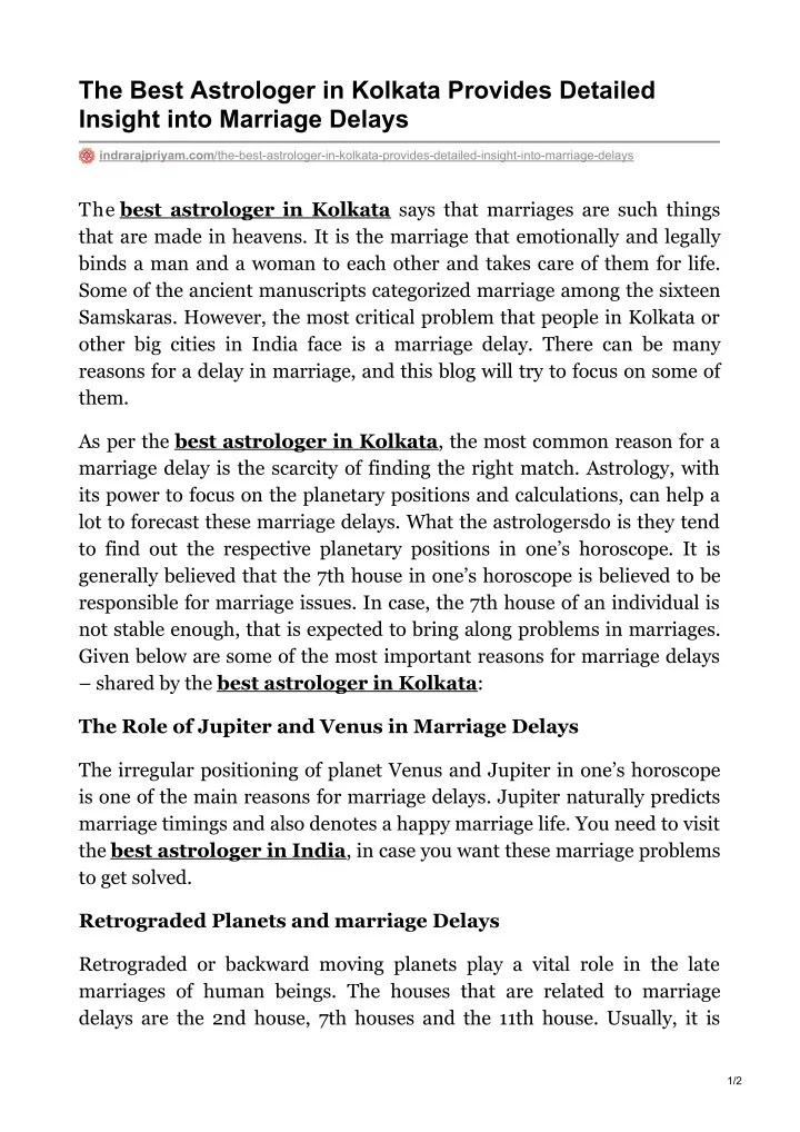 the best astrologer in kolkata provides detailed