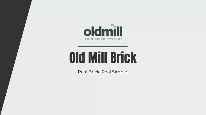 old mill brick