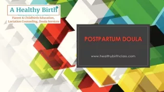 Postpartum Doula Services in Portland