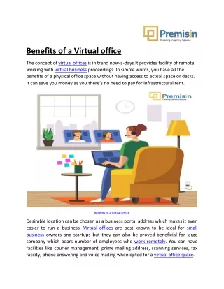 Benefits of a virtual office