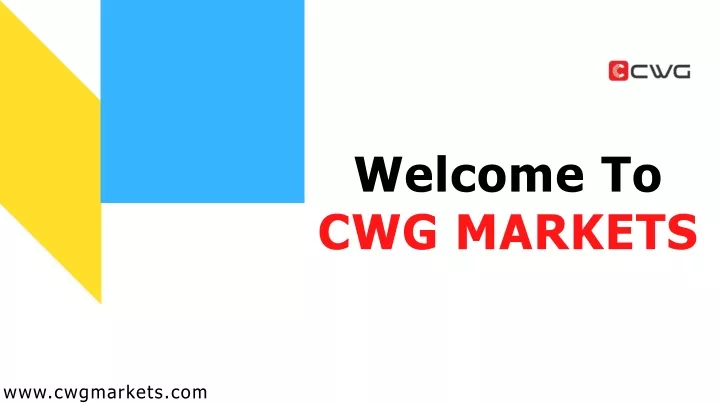 welcome to cwg markets