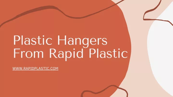 plastic hangers from rapid plastic