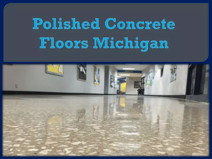 polished concrete floors michigan
