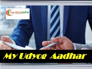 MSME Udyam Registration Certificate