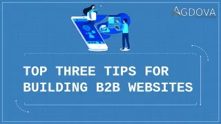 top three tips for building b2b websites