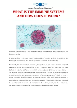 What is the Immune System| How Does it Work | OraMune