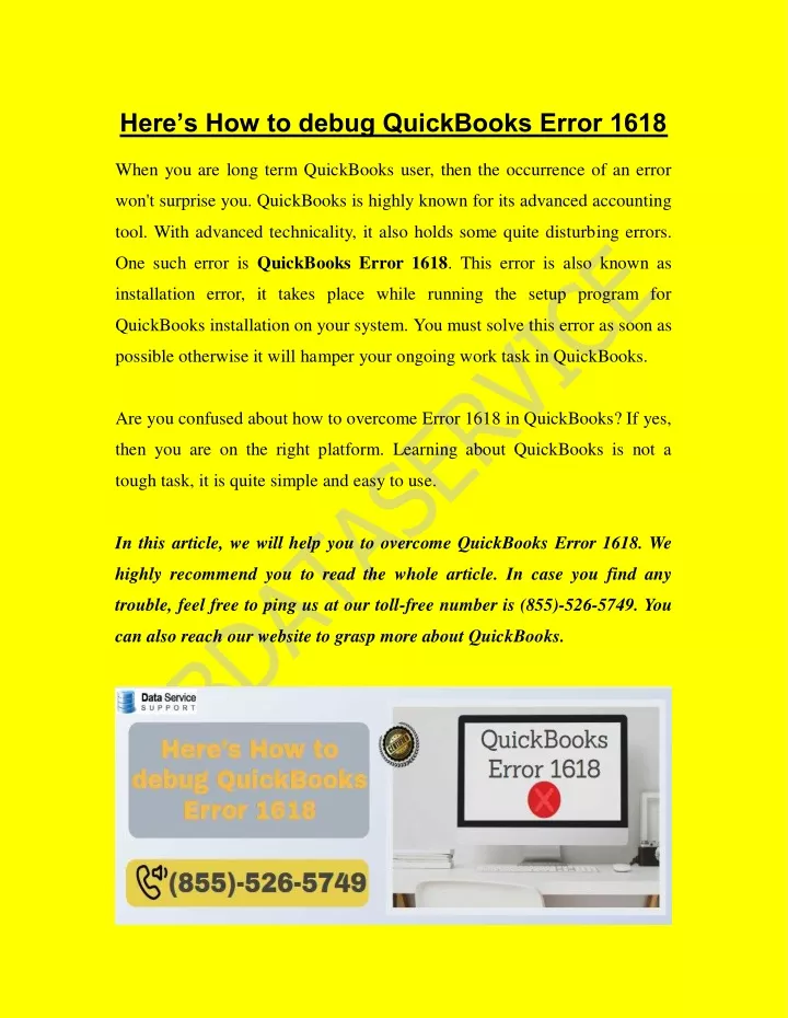 here s how to debug quickbooks error 1618