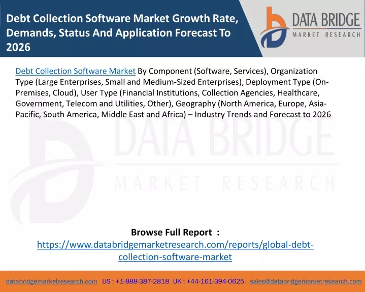 debt collection software market growth rate