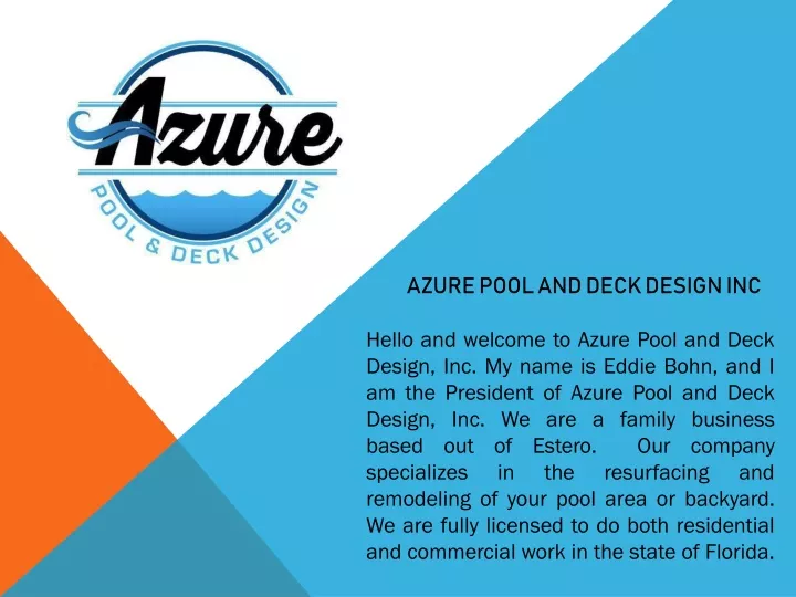 azure pool and deck design inc