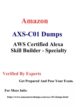 Free AXS-C01 Questions Answers - Latest Amazon Study Material