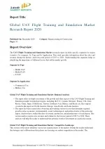 UAV Flight Training and Simulation Market Research Report 2020 - slide 1