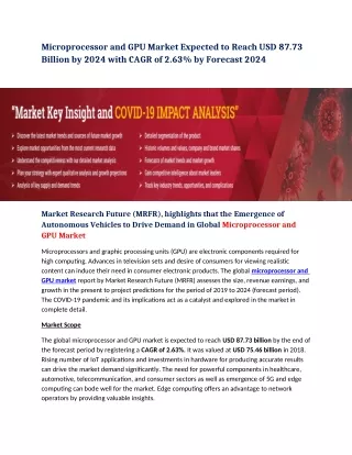 microprocessor and gpu market expected to reach