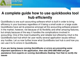 a complete guide how to use quickbooks tool