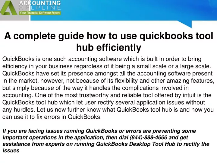 a complete guide how to use quickbooks tool
