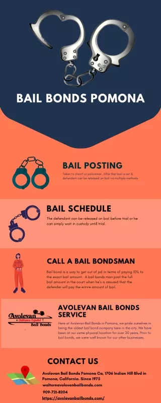 Bail Bonds Pomona CA - Avolevan Bail bonds Pomona