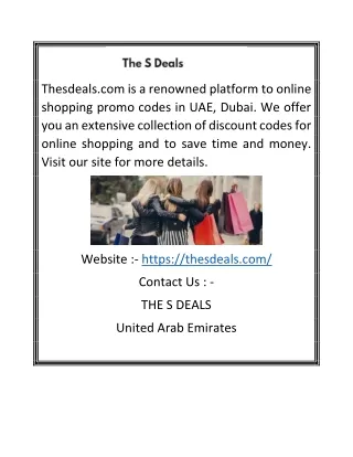 Online Shopping Discounts UAE | Thesdeals.com