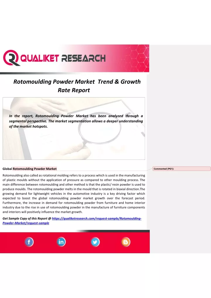 rotomoulding powder market trend growth rate