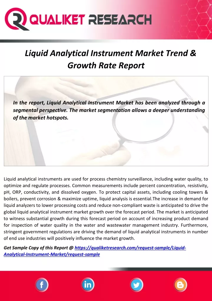 liquid analytical instrument market trend growth