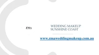 Wedding Makeup Sunshine Coast - www.zmaweddingmakeup.com.au