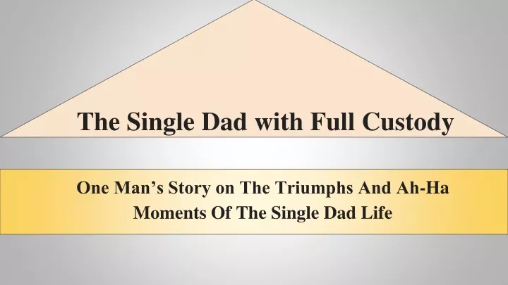 the single dad with full custody