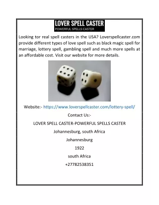 Real Spell Casters USA | Loverspellcaster.com