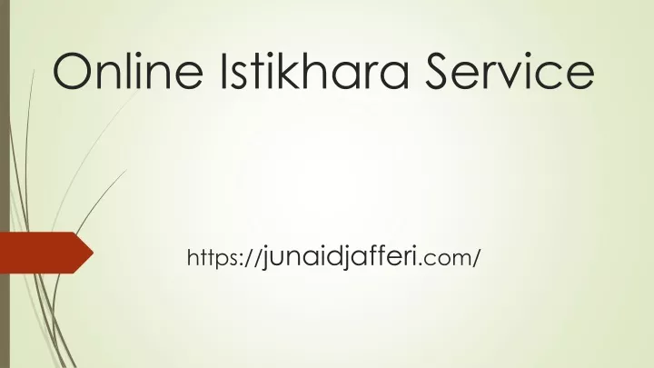 online istikhara service https junaidjafferi com