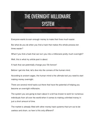 everyone wants to earn enough money to make their